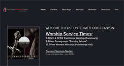Desktop Screenshot of firstchurchcanyon.com